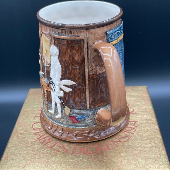 Royal Doulton 1974 Christmas Carol Tankard Marley Ghost Beswick Limited Edition - Picture 9 of 16